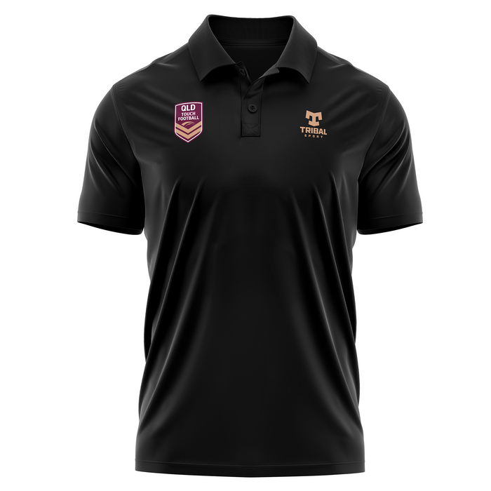QTF Merch Supporter Polo - Black