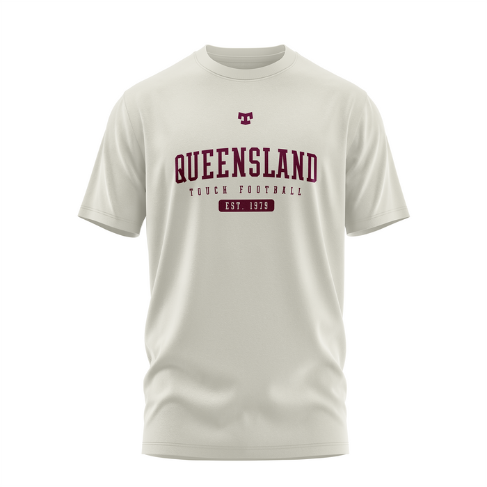 QTF Merch Tee - Bone