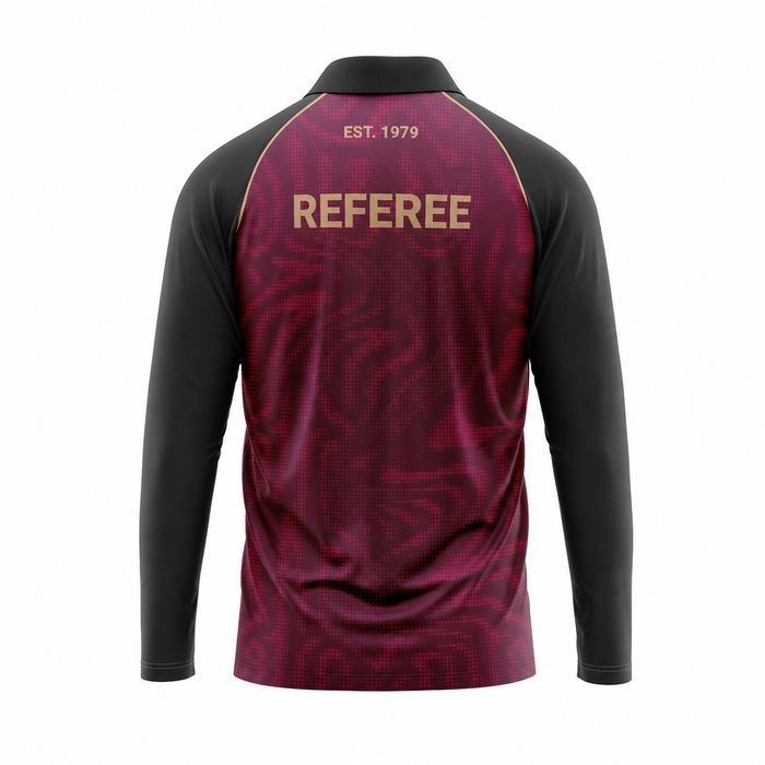 QTF Official Referee ‘Off Field’ Long Sleeve Polo