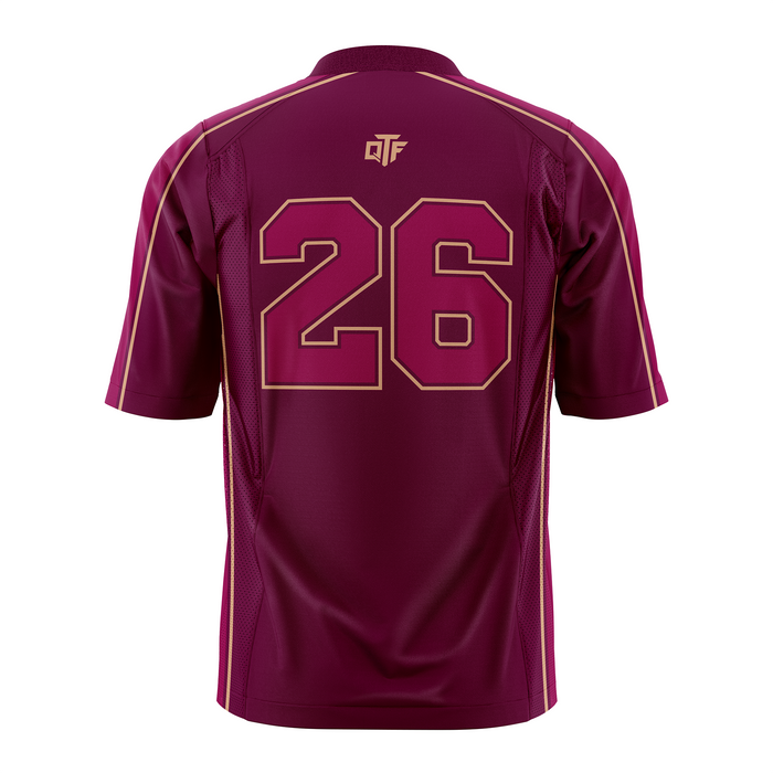 QTF Qtr Back Jersey - Maroon