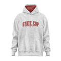 QTF State Cup Hoodie - White Marle