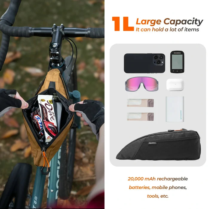 Bikepacking Frame Bag Top Tube Bag For Gravel Bike