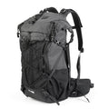 Qunature lightweight hiking backpack designed for outdoor adventures, offering comfort, durability, and practical storage options. #Color_Black