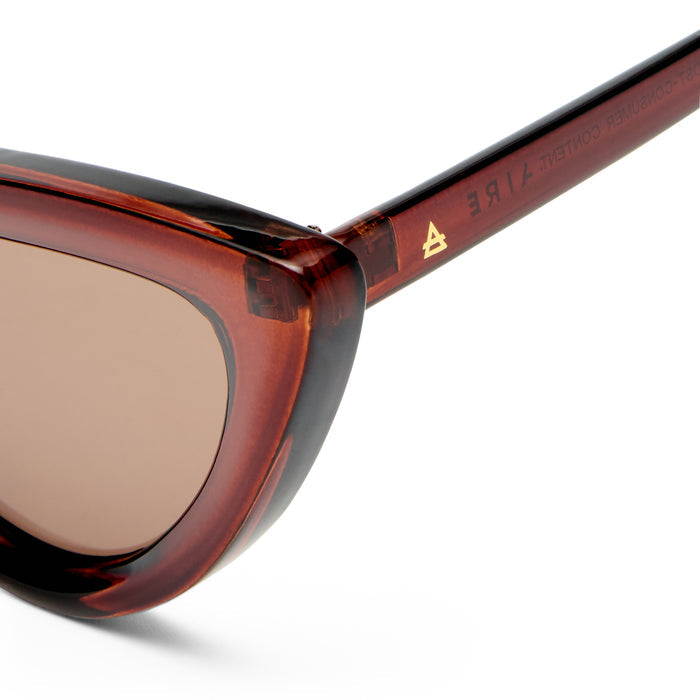 Realm Auburn Female Cat-Eye Sunglasses | Aire