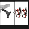 Rear Saddle Bottle Cage Set for Dual Hydration Setup#Color_Black Red