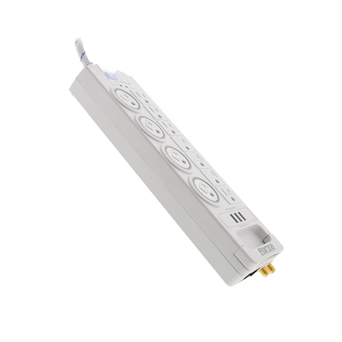 REGLETA FORZA SUPRESOR SOBRETENSION 11 SALIDAS W/USB WHITE