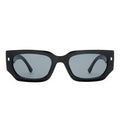 Renegade Black Uni-Sex Rectangle Sunglasses | Aire