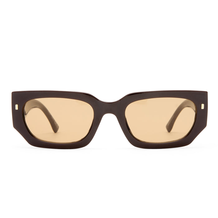 Renegade Chocolate Uni-Sex Rectangle Sunglasses | Aire