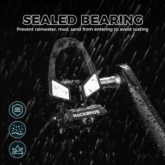 ROCKBROS road bike pedals with cleats spd compatible