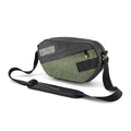 Sustainable eco-friendly recycled tire bike handlebar bag for cyclists