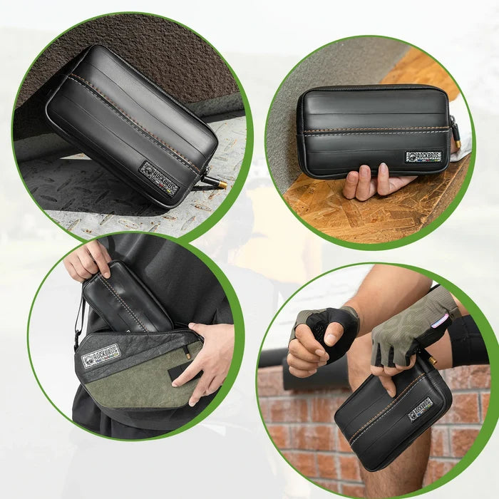 Road-to-Sky Sustainable Eco-Friendly Recycled Tire Bike Wallet 0.4L