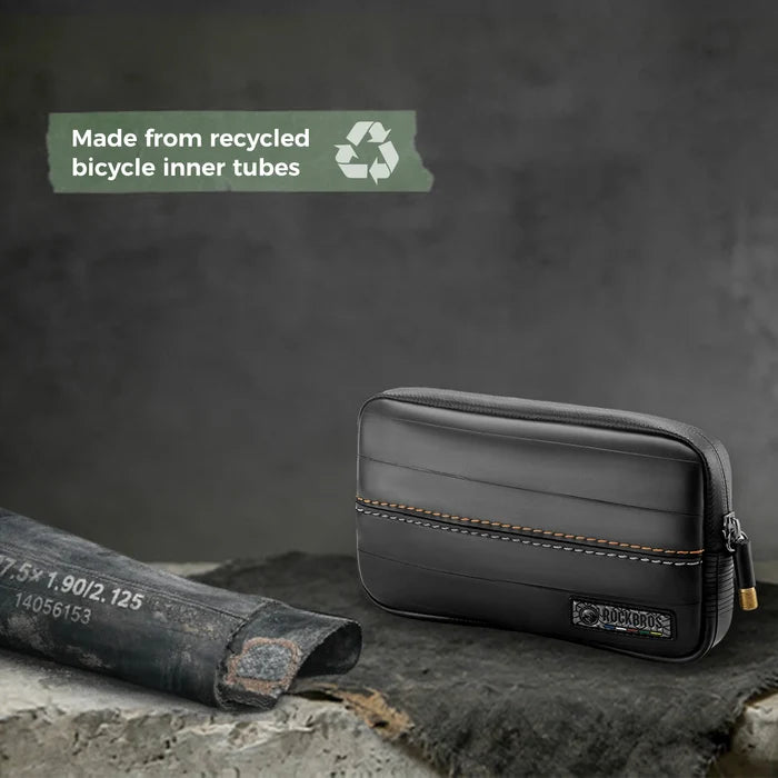 Road-to-Sky Sustainable Eco-Friendly Recycled Tire Bike Wallet 0.4L