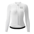road to sky women’s long-sleeved cycling jersey with breathable and quick-drying fabric for road rides #Color_White