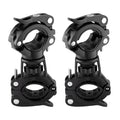ROCKBROS 2 Pieces Bike Torch Clamp 360° Rotatable Bike Flashlight Mount