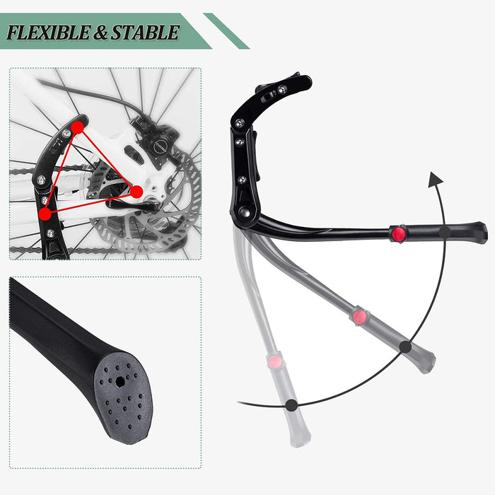 ROCKBROS-Adjustable-Kickstand-Aluminum-Alloy-for-24-29-Inch-Bike