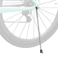 rockbros silver aluminium folding kickstand locked #Style_Stainless steel