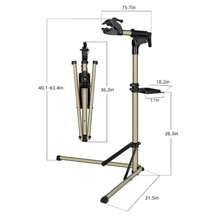 ROCKBROS Bicycle Repair Stand, Adjustable Holder for MTB, E-Bike & Racing Bikes - ROCKBROS-UK