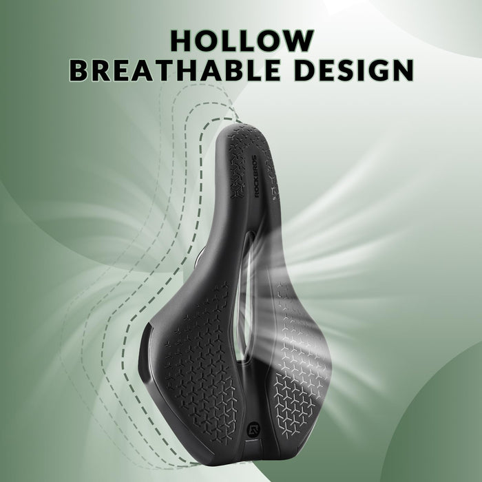 ROCKBROS Bicycle Seat Anti-Slip Memory Foam Breathable Bike Saddle