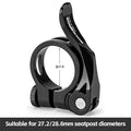 ROCKBROS Quick-Release Bicycle Seat Clamp – Instant Height Adjustment for Any Ride #Style_Quick release 31.8