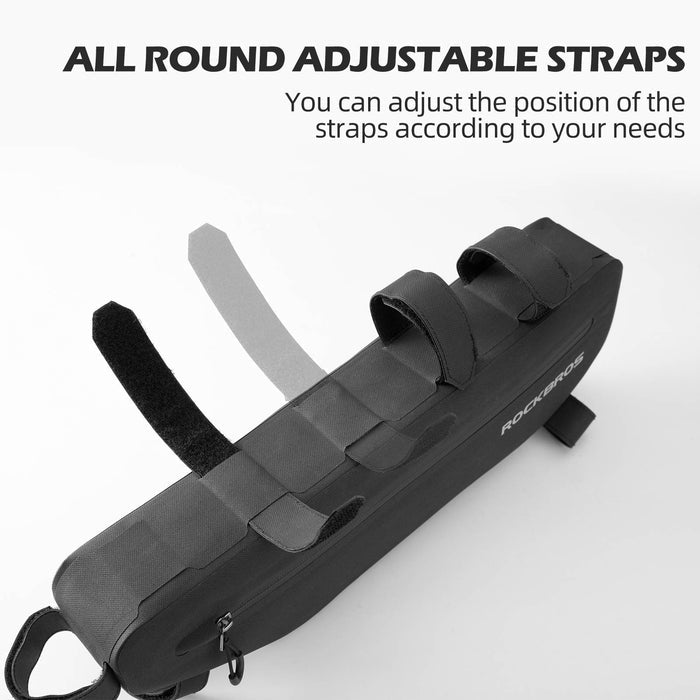ROCKBROS Bike Frame Bag Waterproof Top Tube Triangle Bag #Size_3L