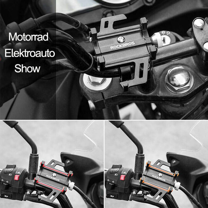 ROCKBROS Bike Mobile Phone Holder CNC Aluminum Bracket Five Claws Phone Holder - ROCKBROS-UK