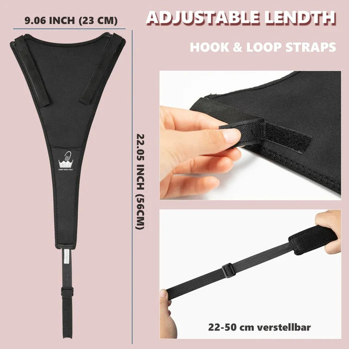 rockbros dual-layer sweat guard stretched between handlebar and seat-post on indoor road bike #Style_Type A
