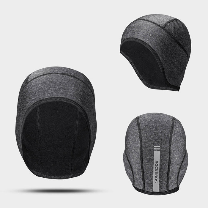 ROCKBROS Cycling Windproof Skull Cap with Ear Covers & Helmet Liner