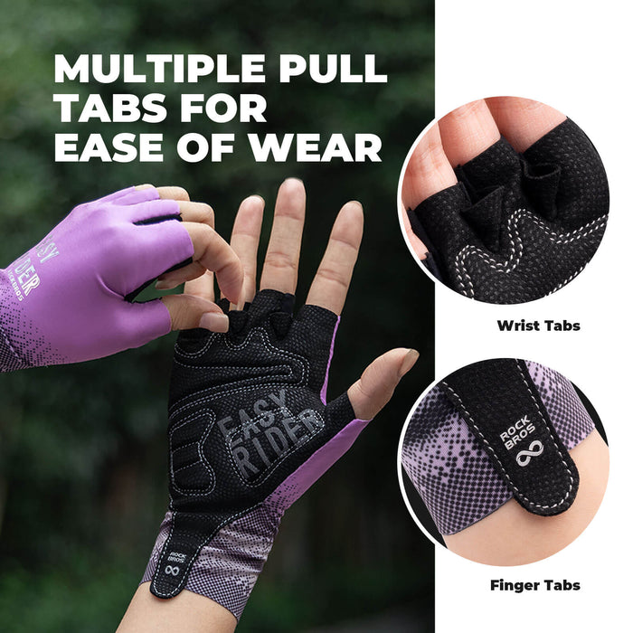 ROCKBROS Gradient Cycling Gloves – Ride in Color, Grip Like a Pro!