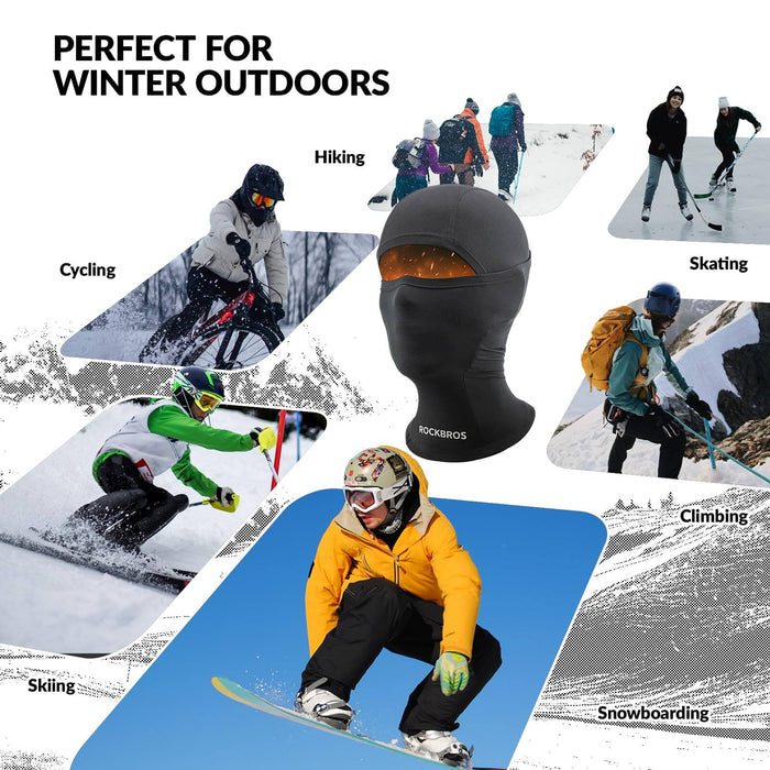 ROCKBROS warm kids balaclava, face mask for girls and boys, ideal for outdoor sports