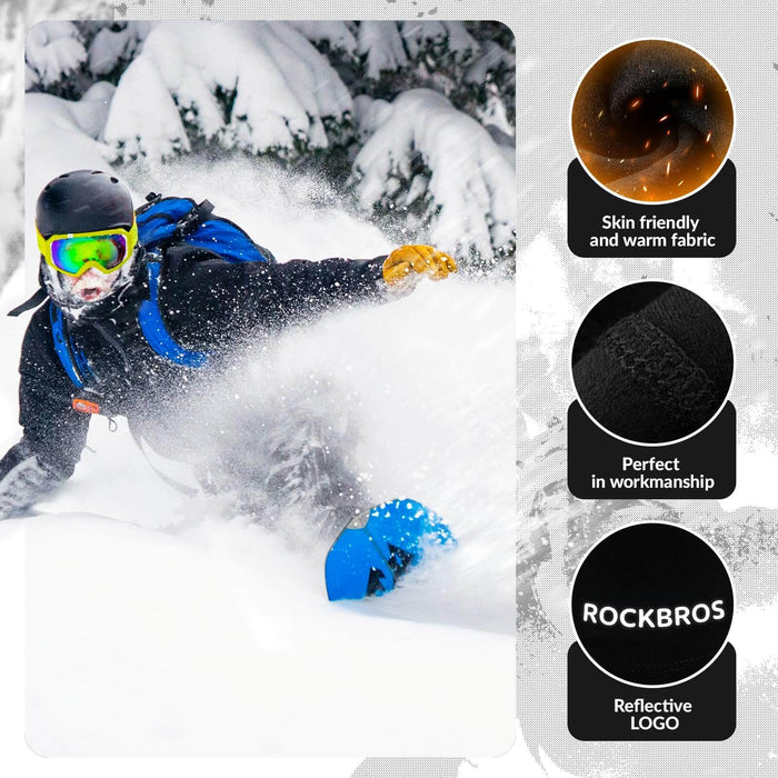 ROCKBROS warm kids balaclava, face mask for girls and boys, ideal for outdoor sports