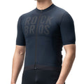 rockbros men's short-sleeve cycling jersey yddx009 with breathable fabric and aerodynamic fit for summer rides #Color_Blue