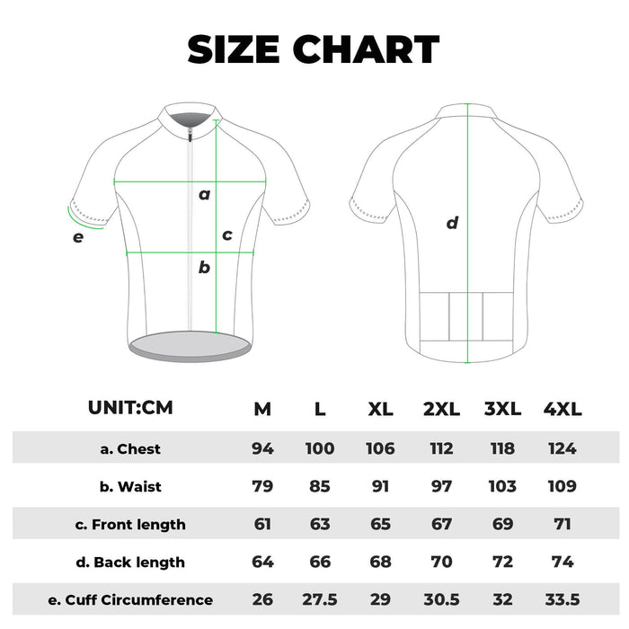 ROCKBROS Men’s Reflective Cycling Jersey – Ride Safe, Stay Fast!