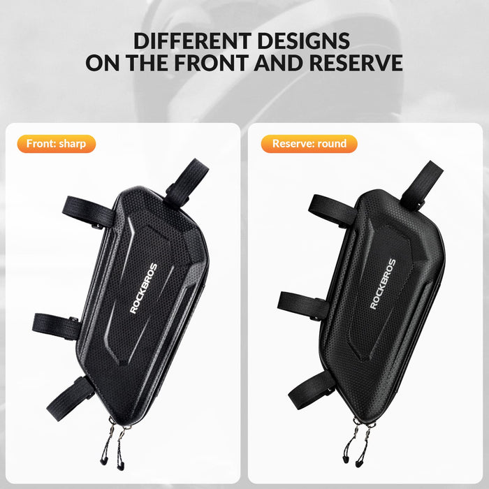 ROCKBROS Motorcycle Bag Motorcycle Water-Repellent Tool Bag 1.5L Black #Style_Left