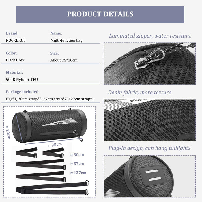 ROCKBROS Multifunctional Bike Handlebar Bag 2L big capacity