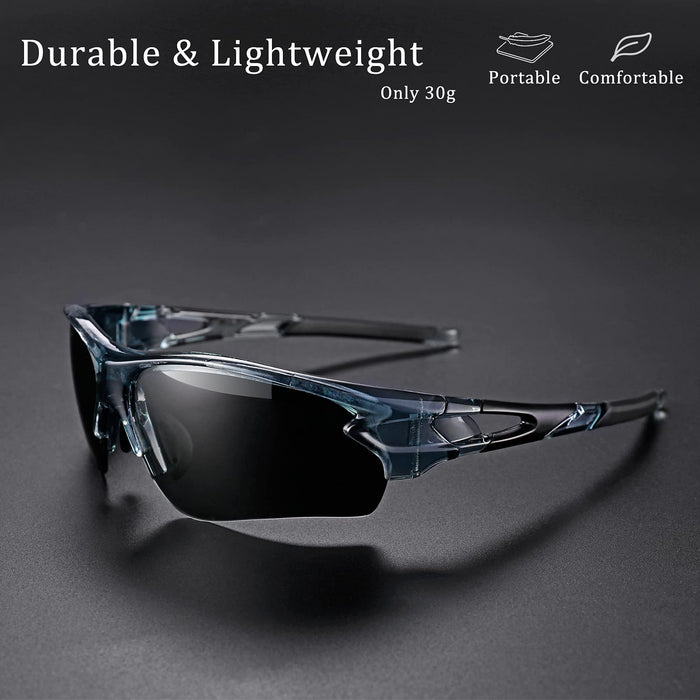 ROCKBROS Photochromic Cycling Glasses with 3 in 1 Intelligence Lenses for Men & Women