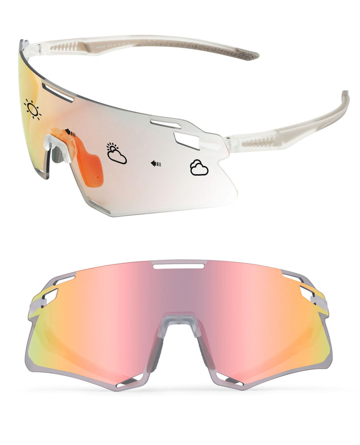 ROCKBROS Photochromic Cycling Sunglasses Frameless - SP318 - ROCKBROS-UK