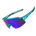 ROCKBROS Polarized Sunglasses Mens Womens Cycling Glasses for Outdoor Sports #Color_Turquoise Blue