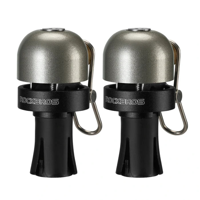 ROCKBROS Road Bike Bell Handlebar Plug – Smart, Compact & Loud! #Type_Titanium(2 piece)