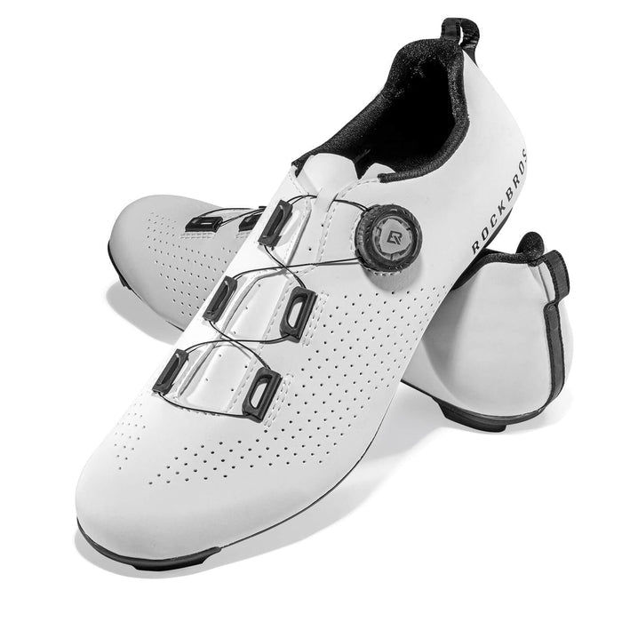 rockbros road clipless cycling shoes cr5 with ultra-stiff carbon fibre sole for maximum power transfer