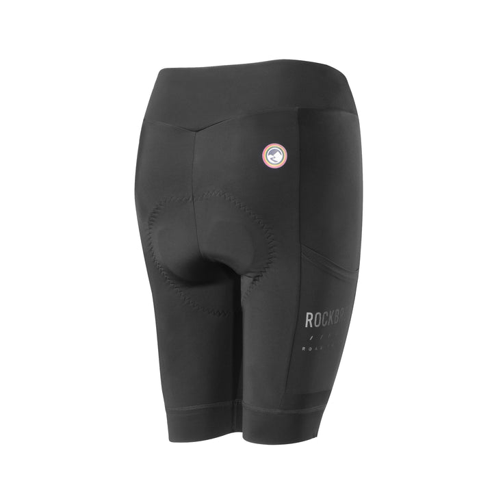 rockbros road-to-sky women’s cycling shorts with padded design and breathable fabric for summer rides