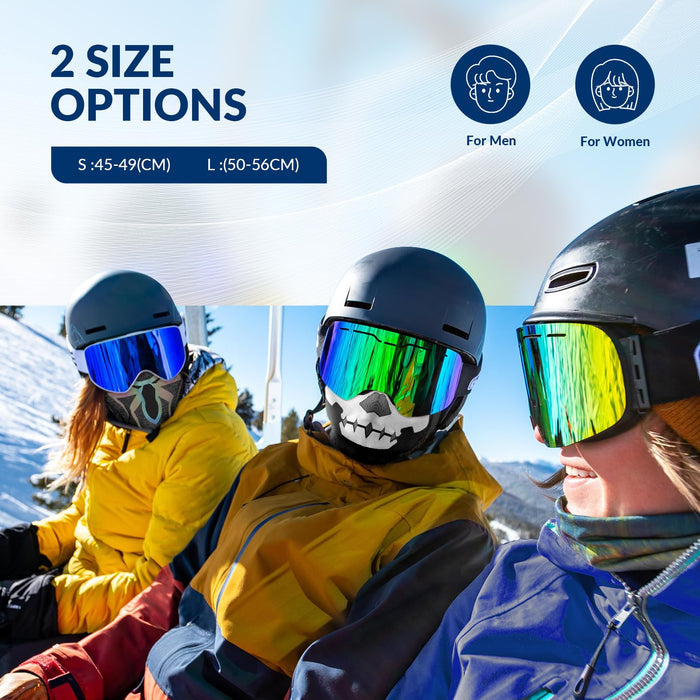 ROCKBROS Ski Mask Balaclava, Windproof Thermal Winter Mask for Cycling & Sports - ROCKBROS-UK