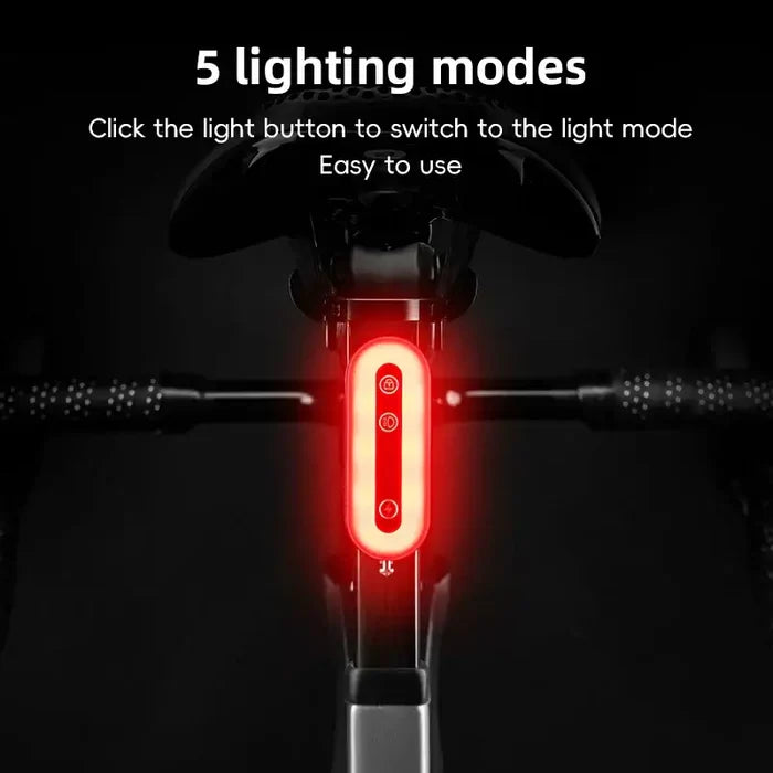 ROCKBROS Smart Bluetooth Lock Light Brake Sensing 5 Modes Diurnal Light
