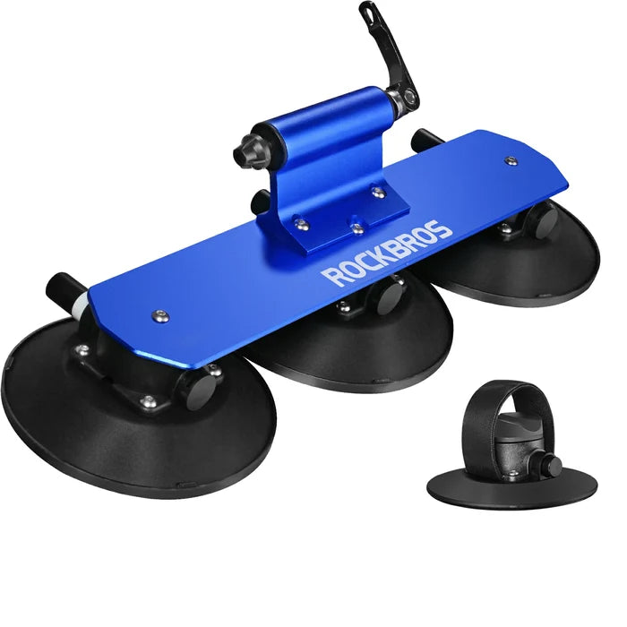 ROCKBROS Suction Cup Bike Rack for Car Roof Quick Release Vehicle Bicycle Racks#Style_ One-Bike Version