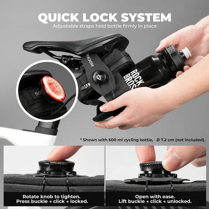 rockbros versatile 2-in-1 saddle bag