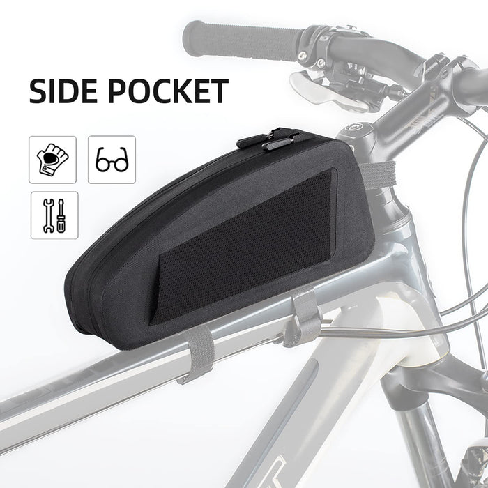 Rockbros Waterproof Top Tube Bag Bike Frame Bag with Double Zipper