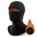 ROCKBROS Winter Balaclava Windproof Fleece Ski Mask for Men and Women #Color_Black