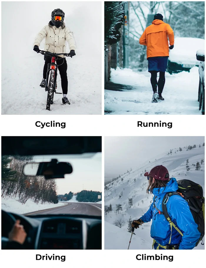 Thermal cycling gloves windproof design keeps hands warm