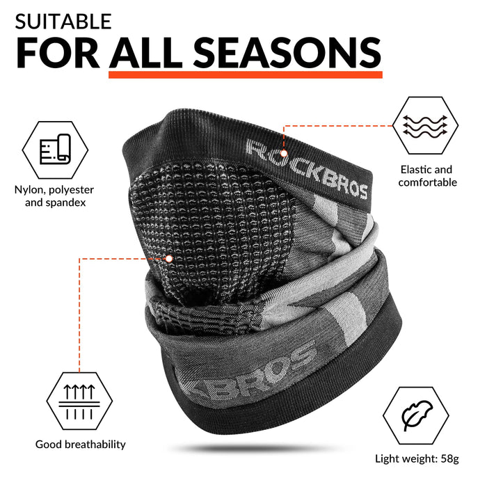 ROCKBROS Winter Scarf Ski Mask Warm Multifunctional Windproof Balaclava