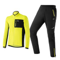 ROCKBROS Winter Windproof Thermal Cycling Jacket and Trousers Set