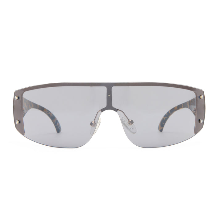 Rumour Gold Leopard Uni-Sex Wrap Sunglasses | Aire